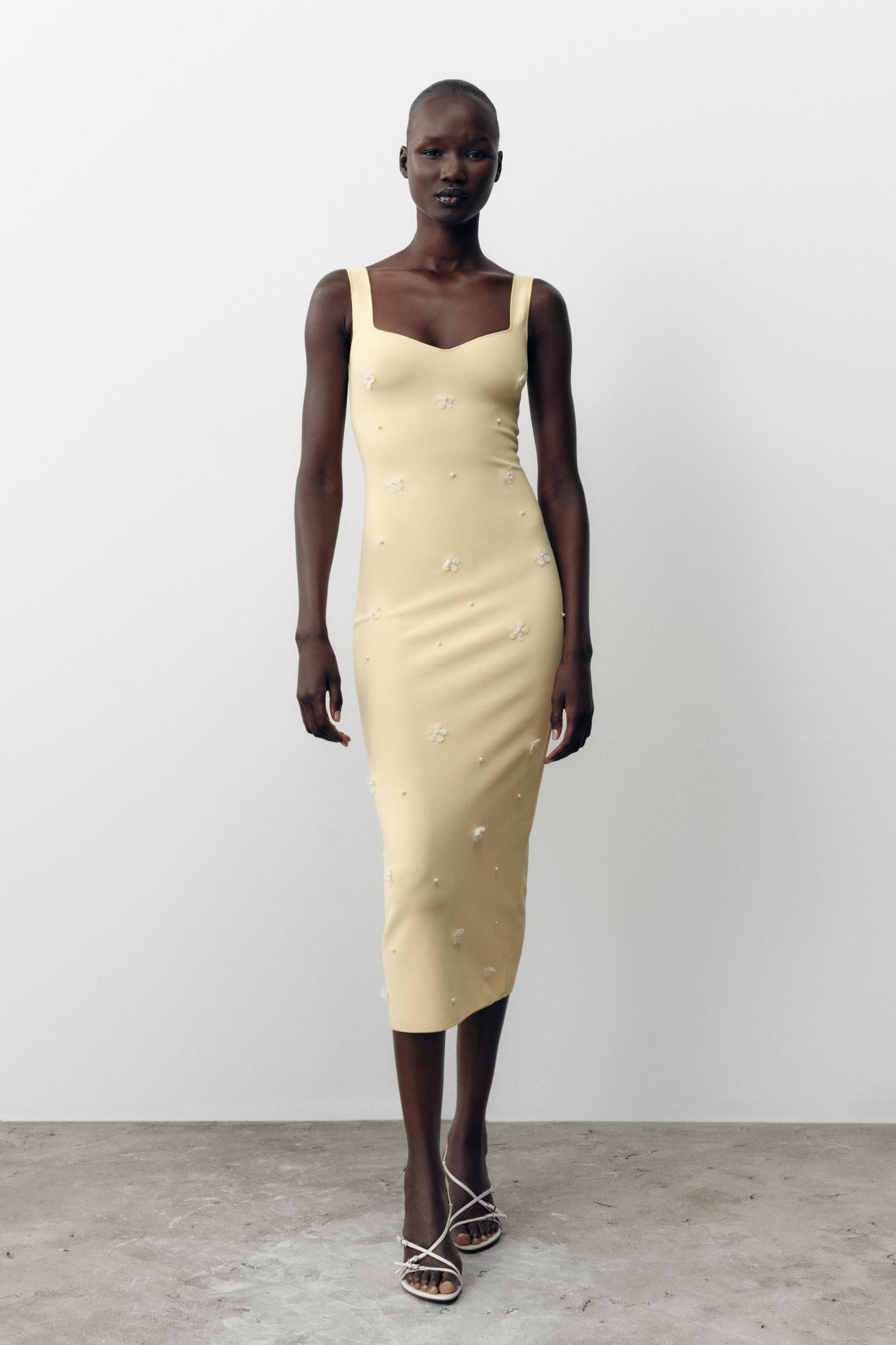 FLORAL STRETCH DRESS Product Image