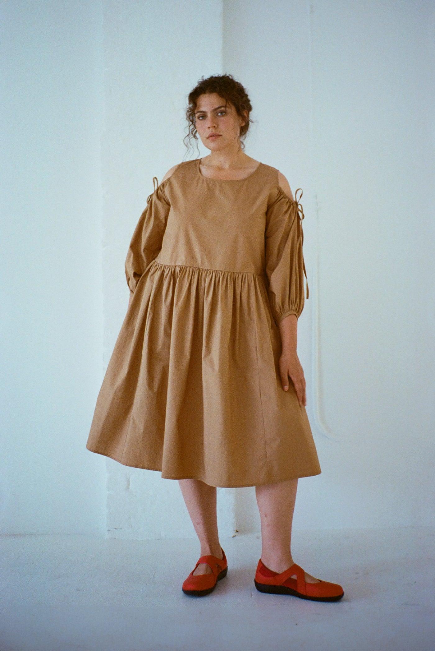 Amber Dress - Iced Coffee Product Image