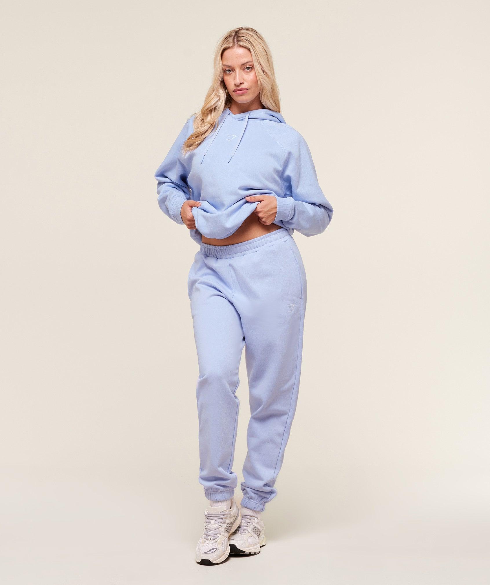 Gymshark Training Oversized Fleece Hoodie - Peri Blue Female Product Image