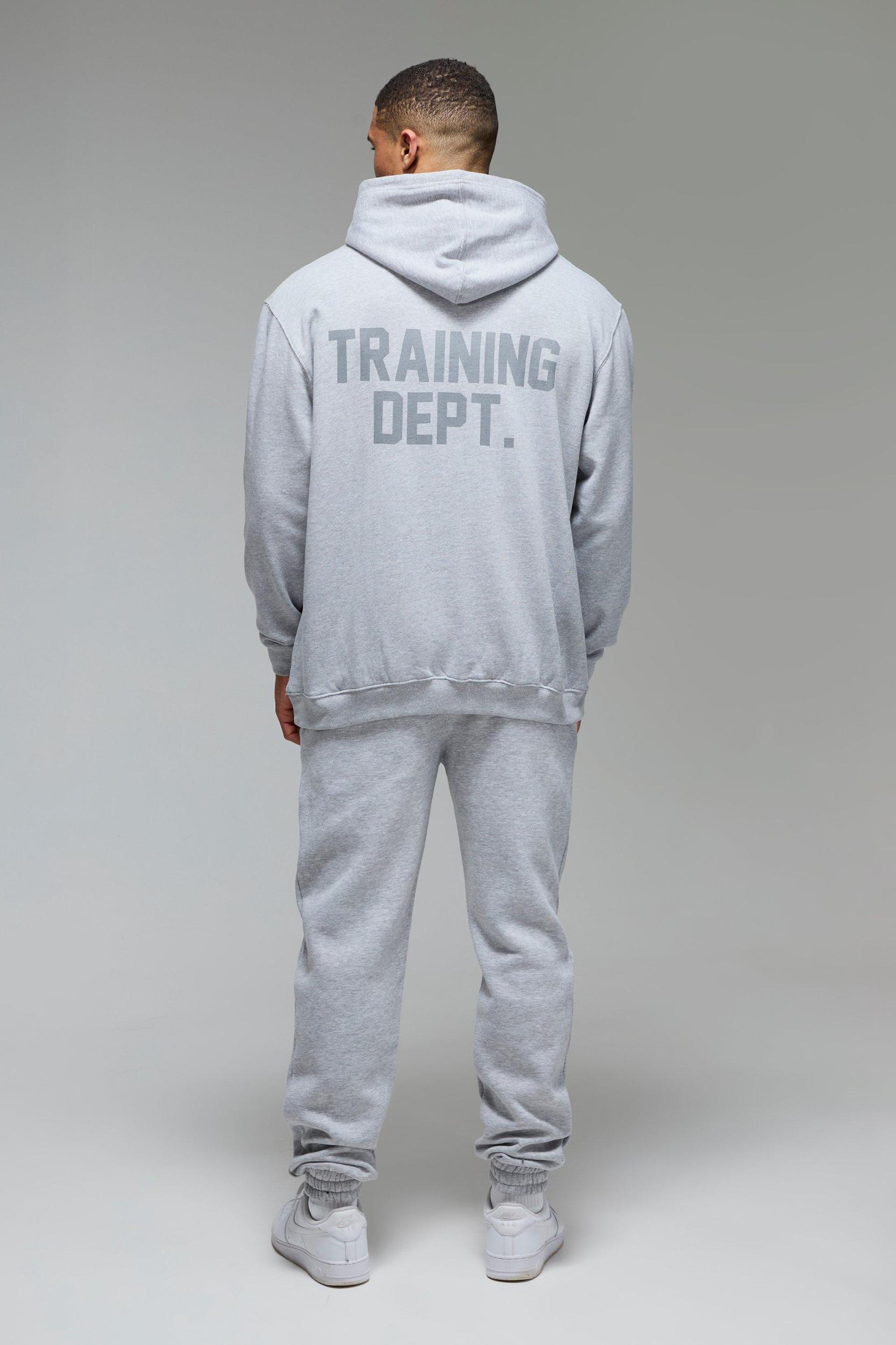 Man Active Training Dept Oversized Hoodie | boohooMAN USA Product Image