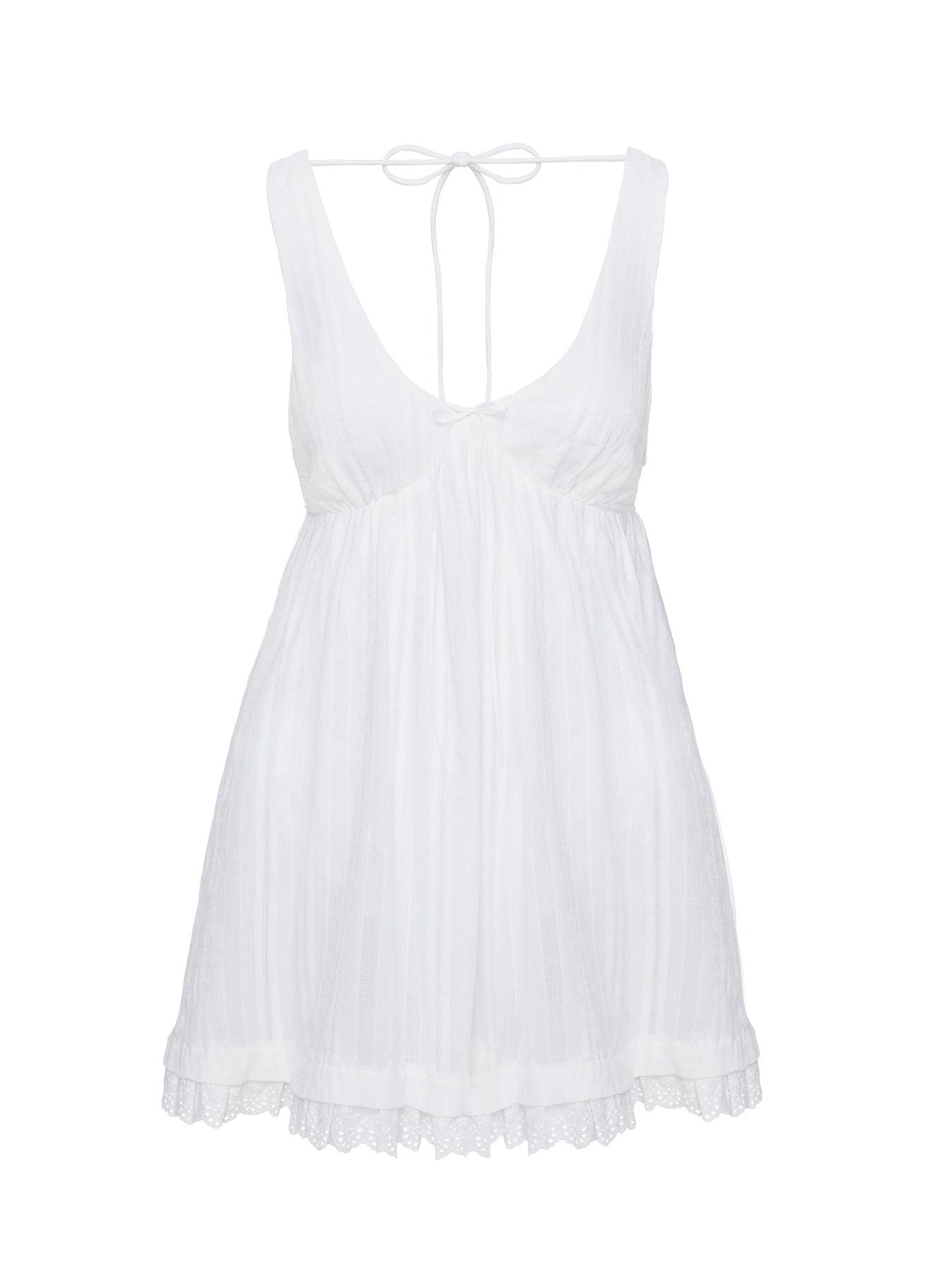 Nelty Mini Dress White Product Image