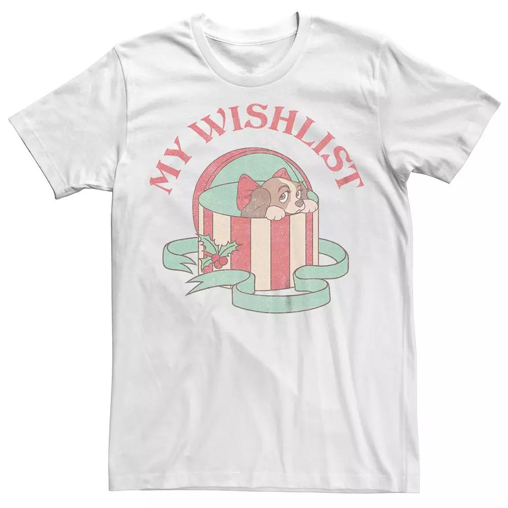Disney's Lady And The Tramp Men's My Wish list Tee,  Product Image