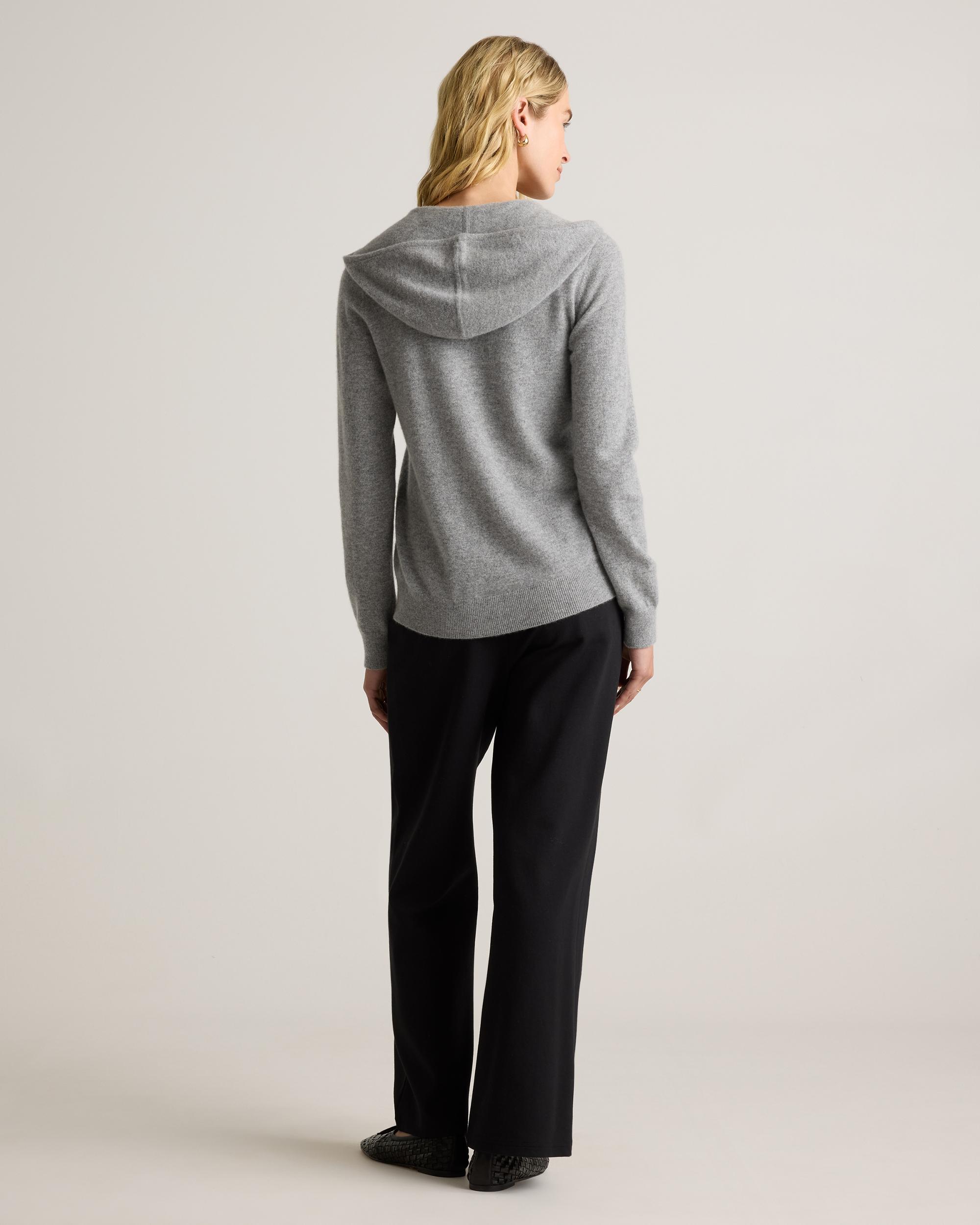 Quince | Women's Mongolian Cashmere Full-Zip Hoodie Jacket Product Image