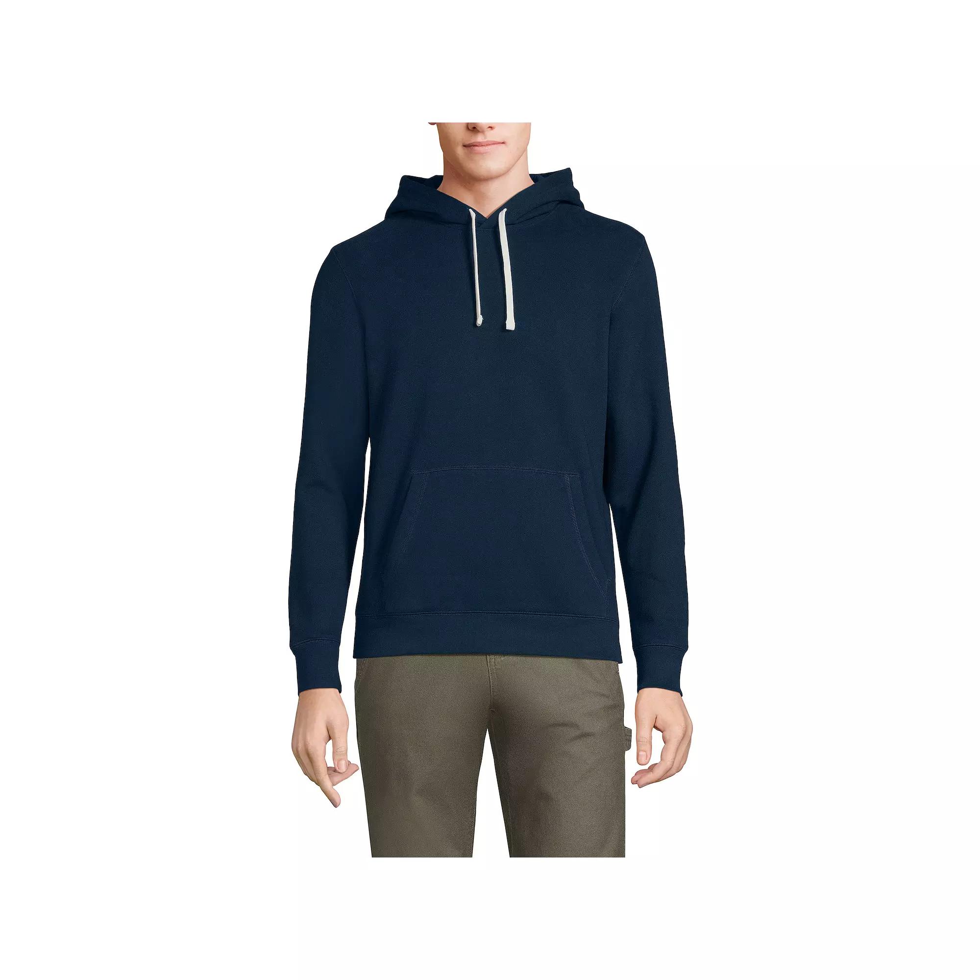 Men's Lands' End Serious Sweaters Pullover Hoodie,  Product Image