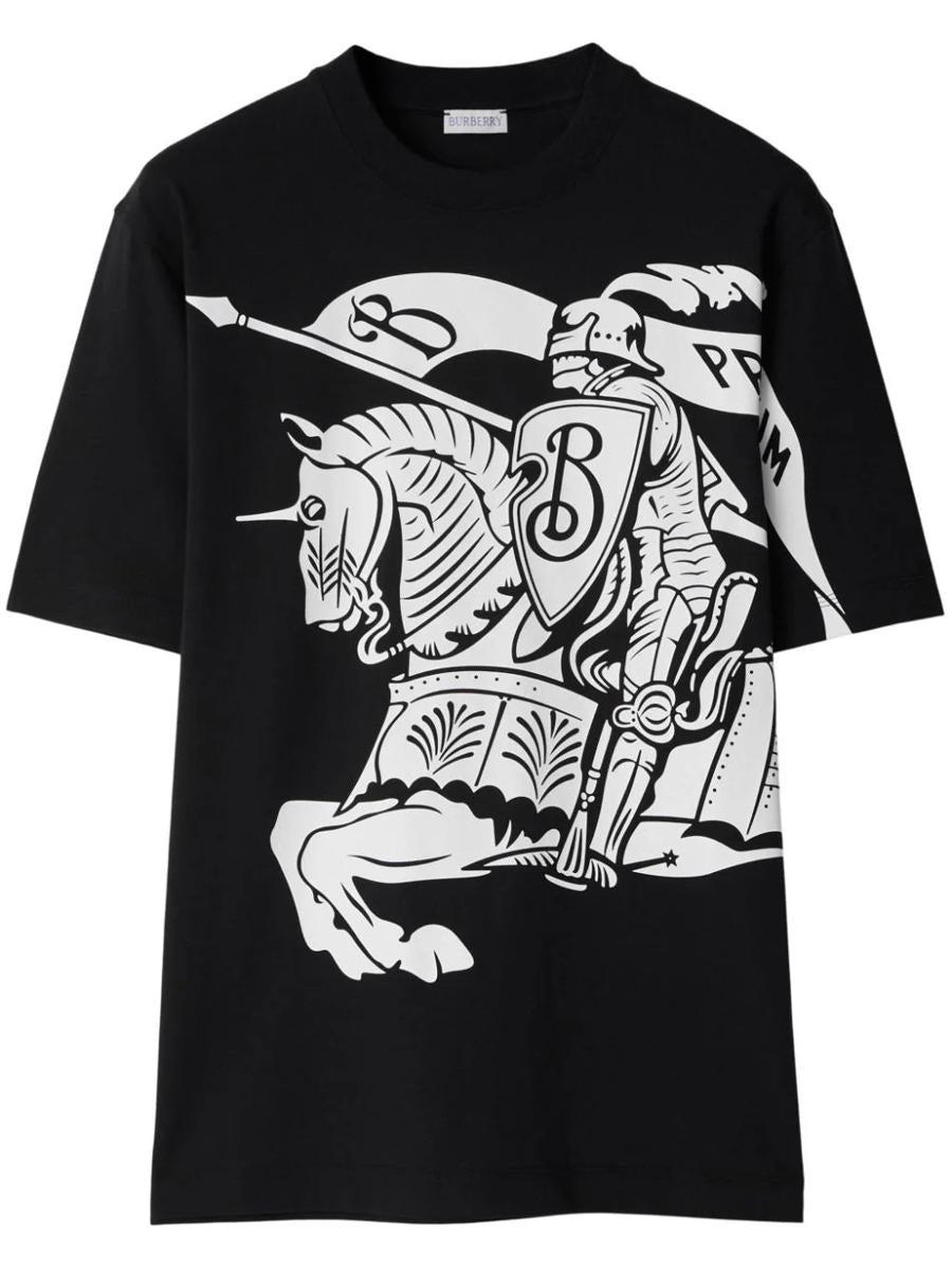 Equestrian Knight-print cotton T-shirt Product Image