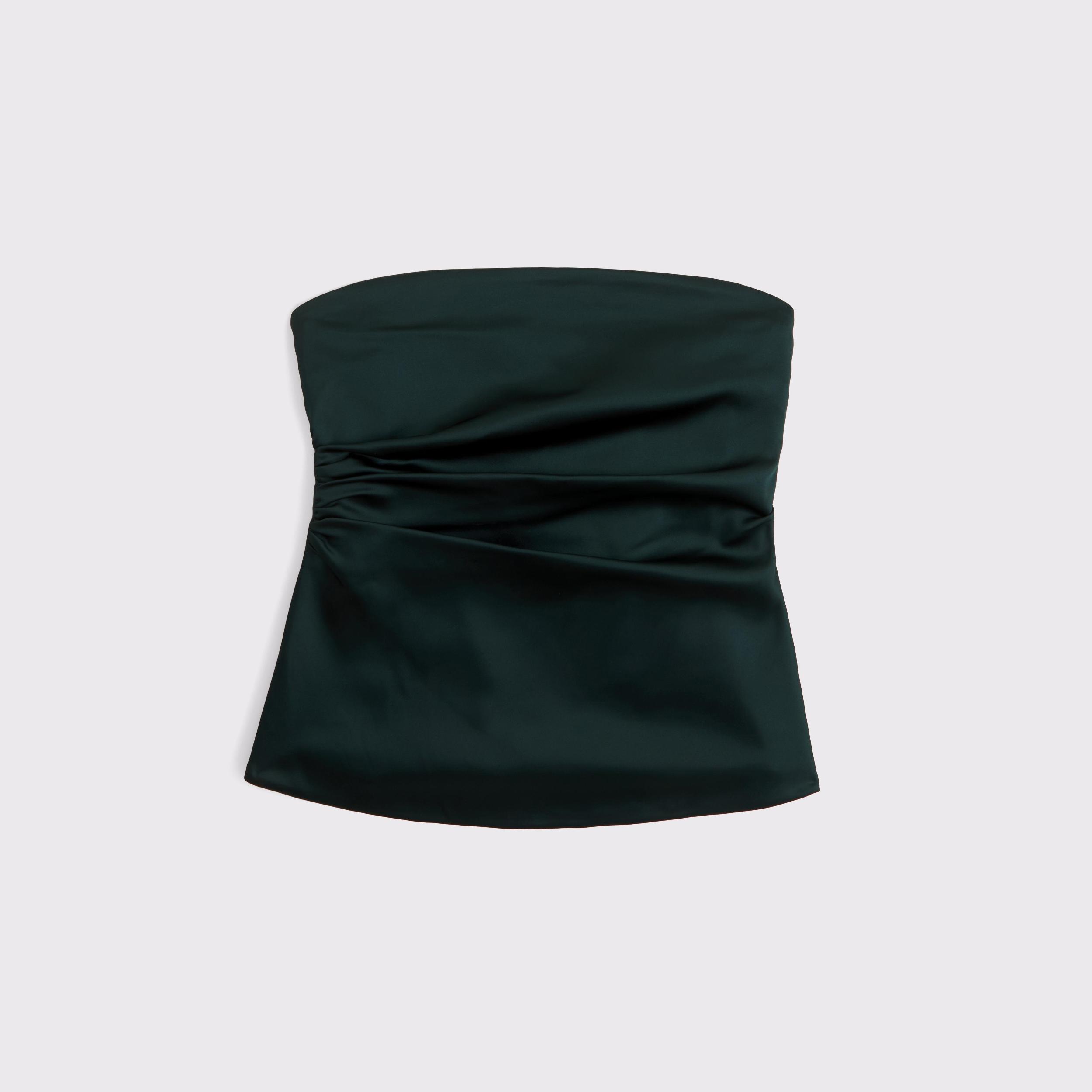 Strapless Side Ruched Top Product Image