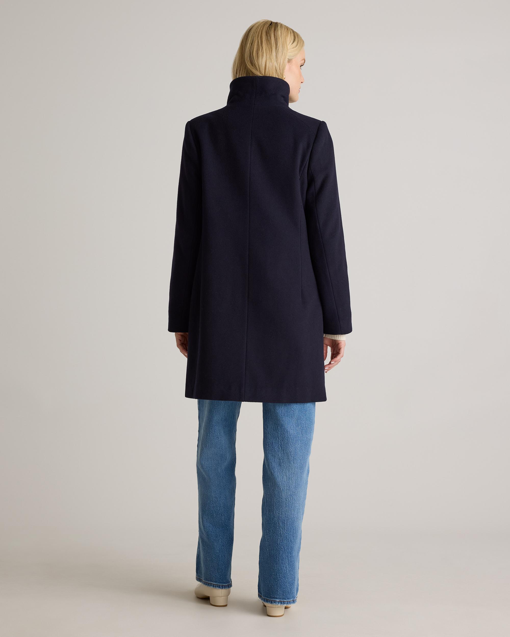 Quince | Women's Italian Wool Cocoon Coat Wool/Nylon Product Image