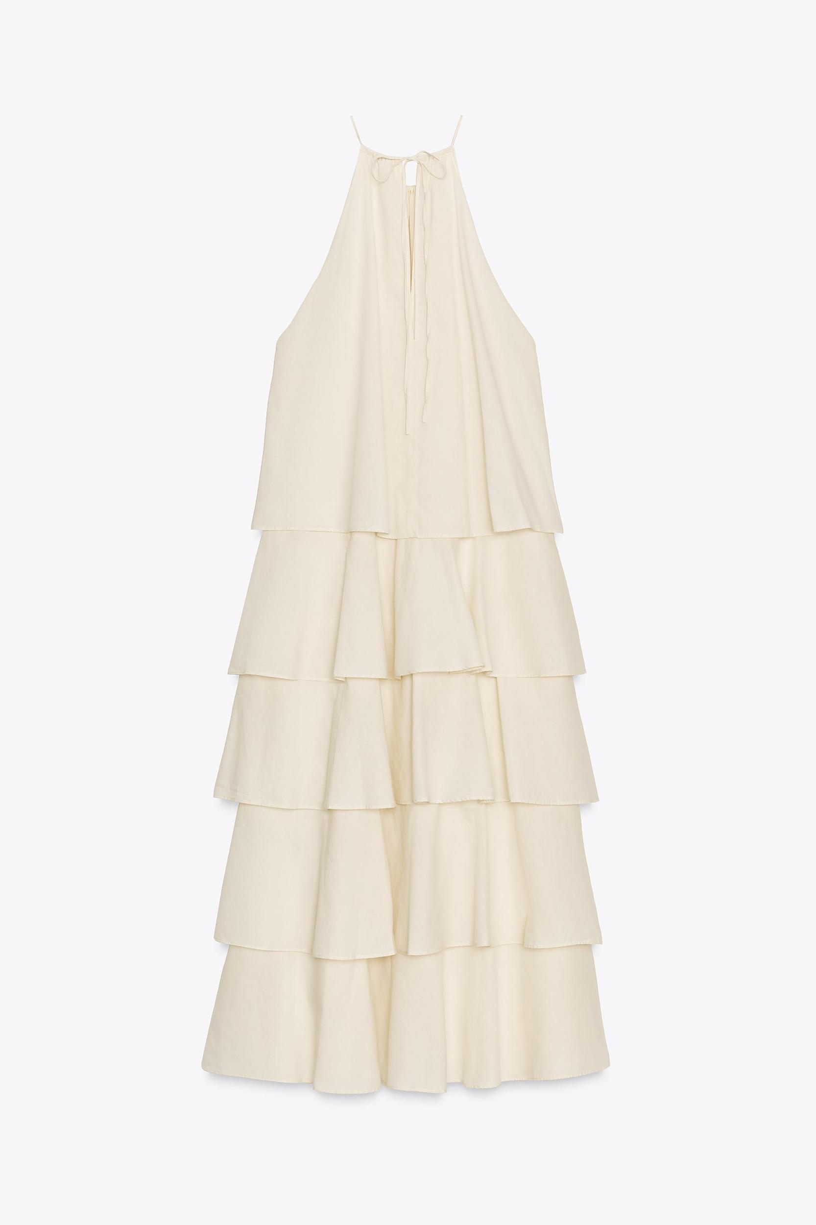 ZW COLLECTION RUFFLED HALTER DRESS Product Image