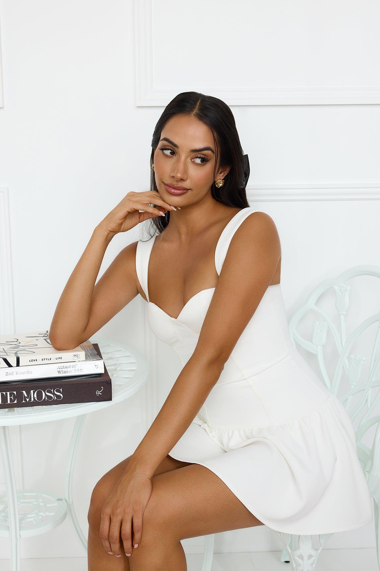 Chic Escapes Romper White Product Image