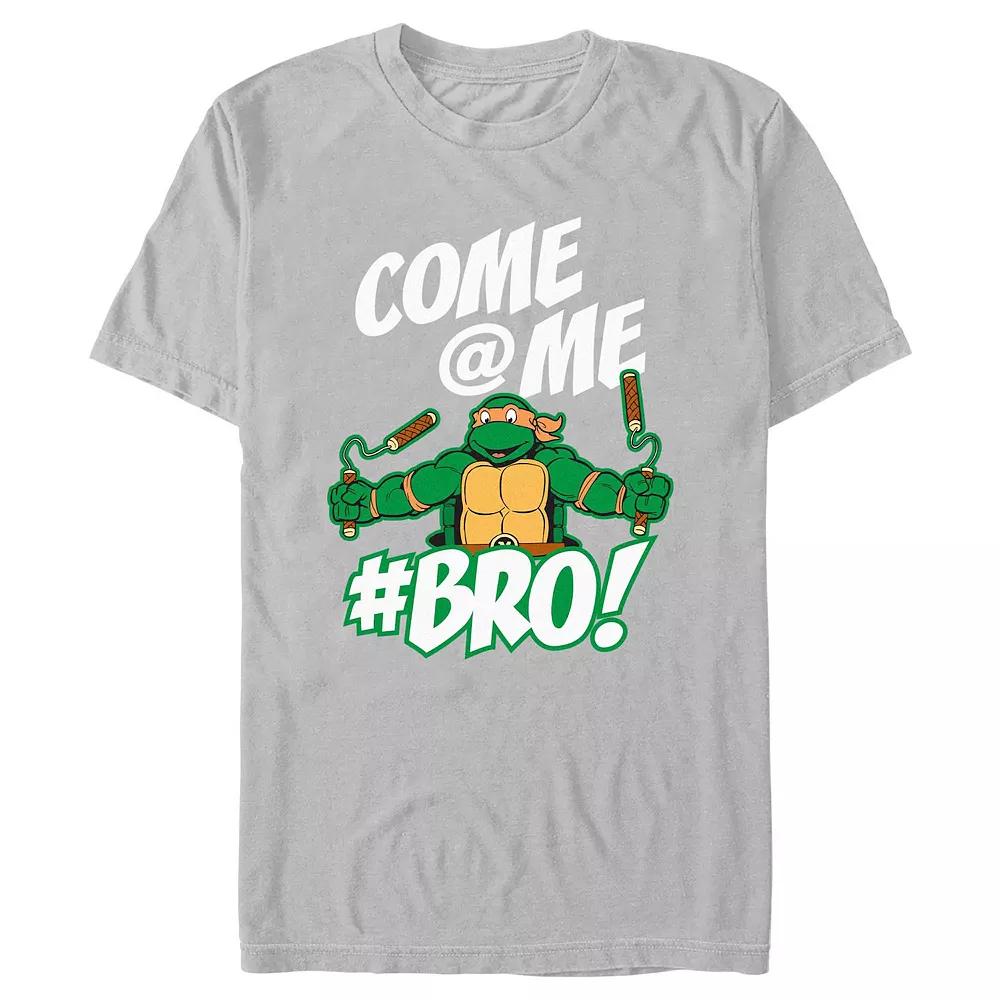 Men's Teenage Mutant Ninja Turtles Come At Me Bro Graphic Tee, Size: XS, Silver Product Image