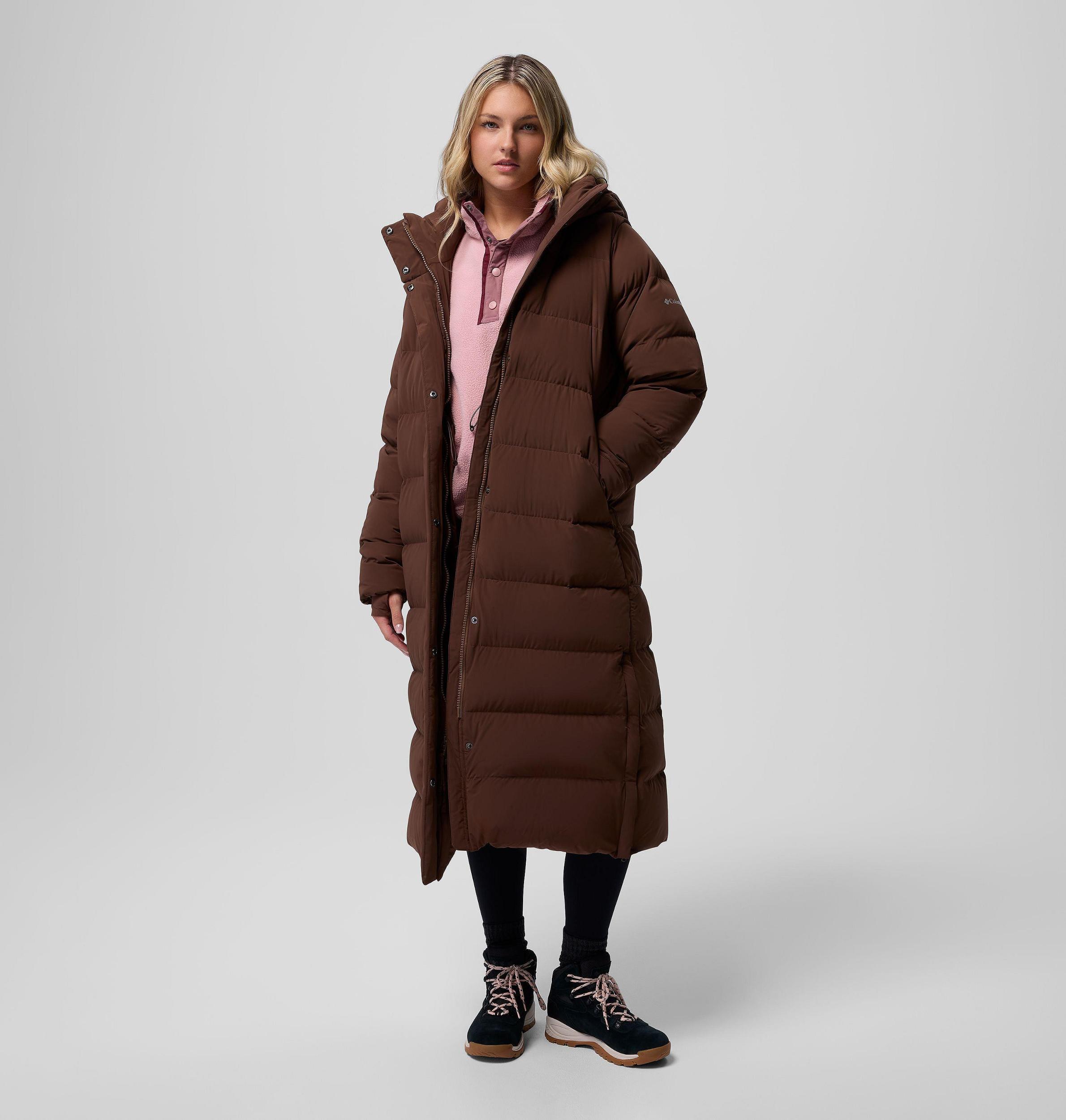 Columbia Womens Amaze Puff Long Hooded Jacket- Product Image