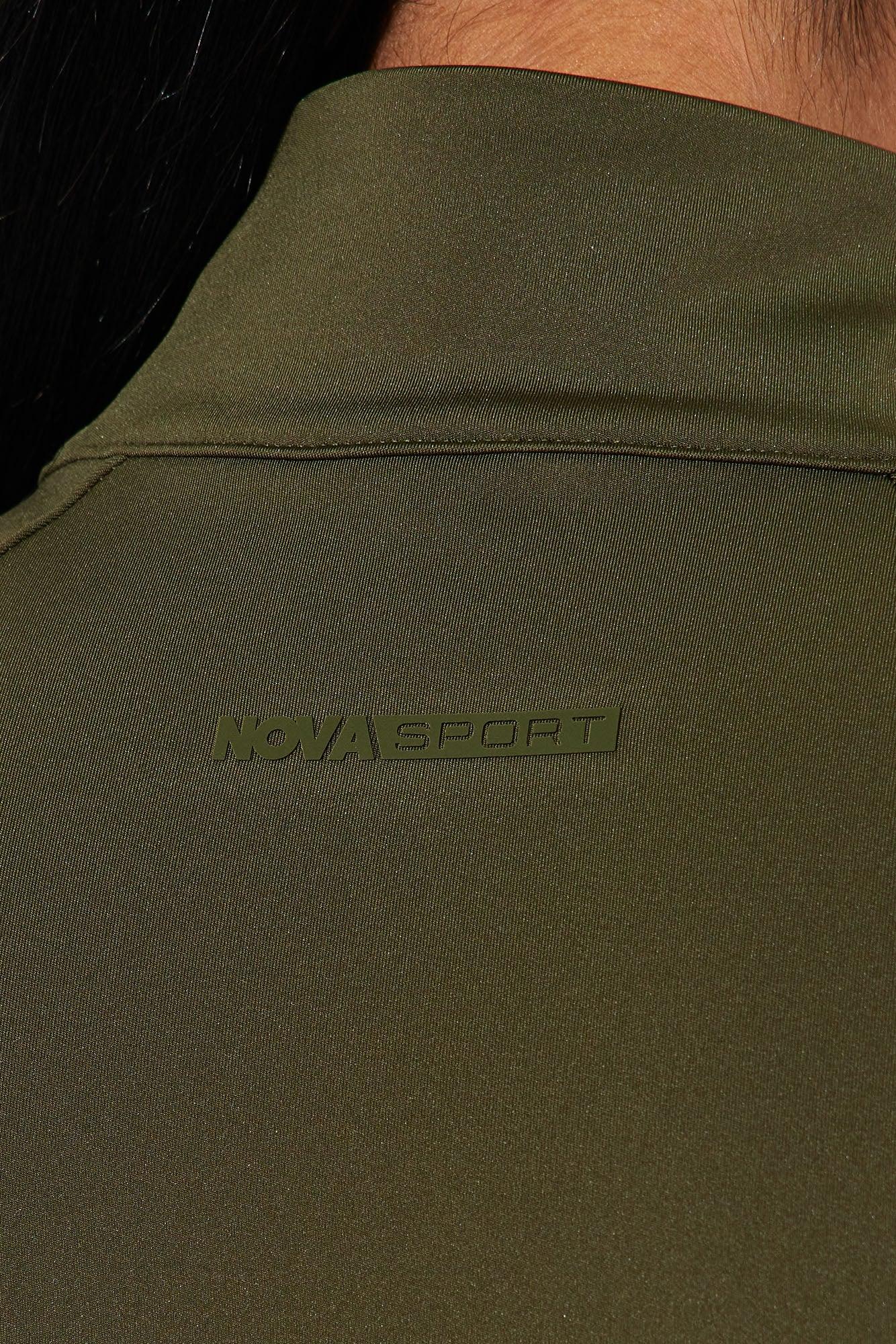 Max It Out Elevate Active Jacket - Olive Product Image