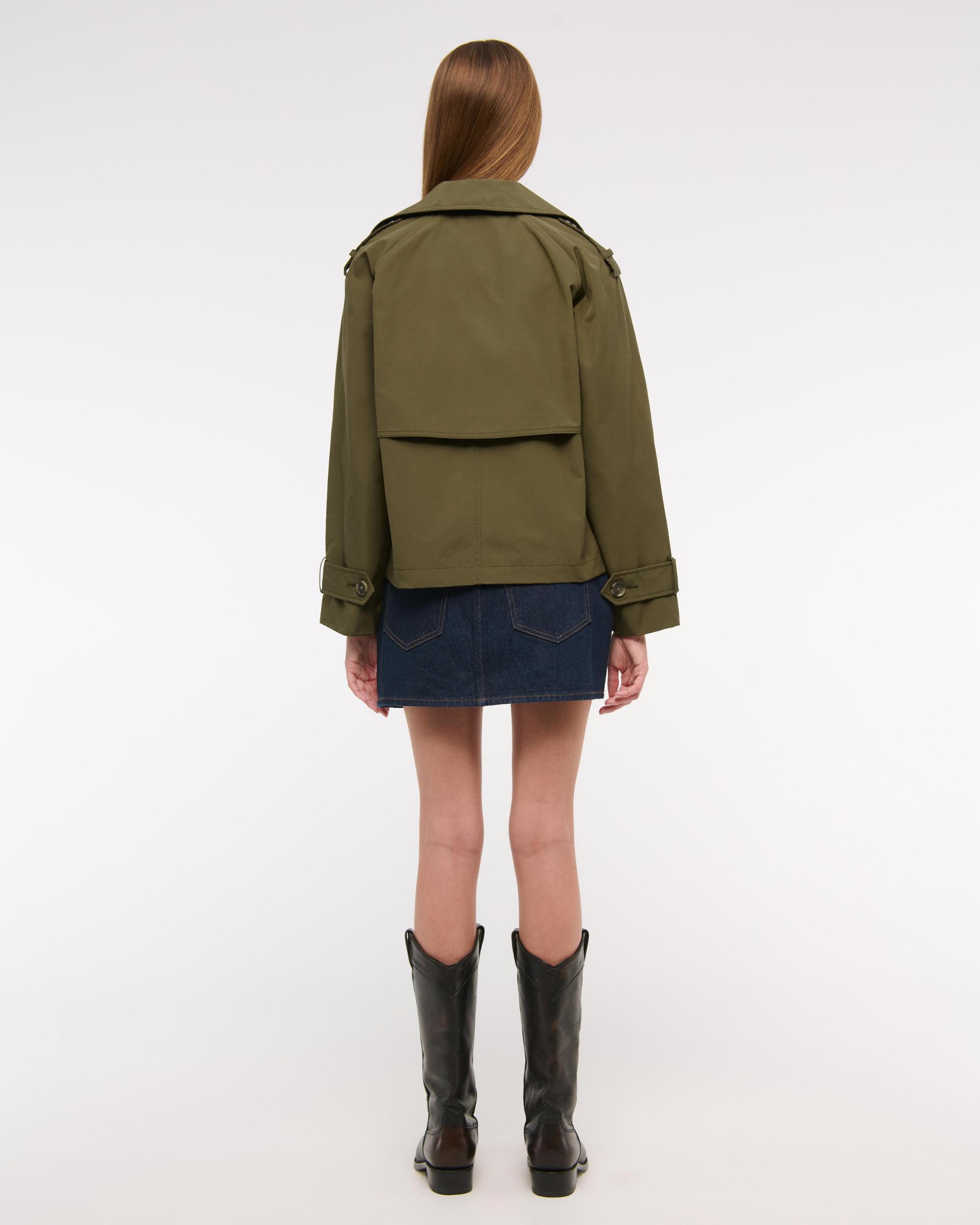 Relaxed Short Trench Coat Product Image