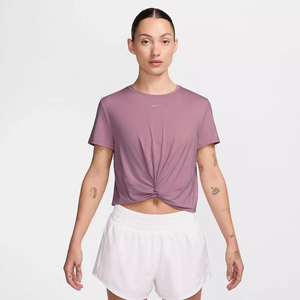 Women's Nike Classic Twist Top, Size: Large, Elemental Pink Product Image