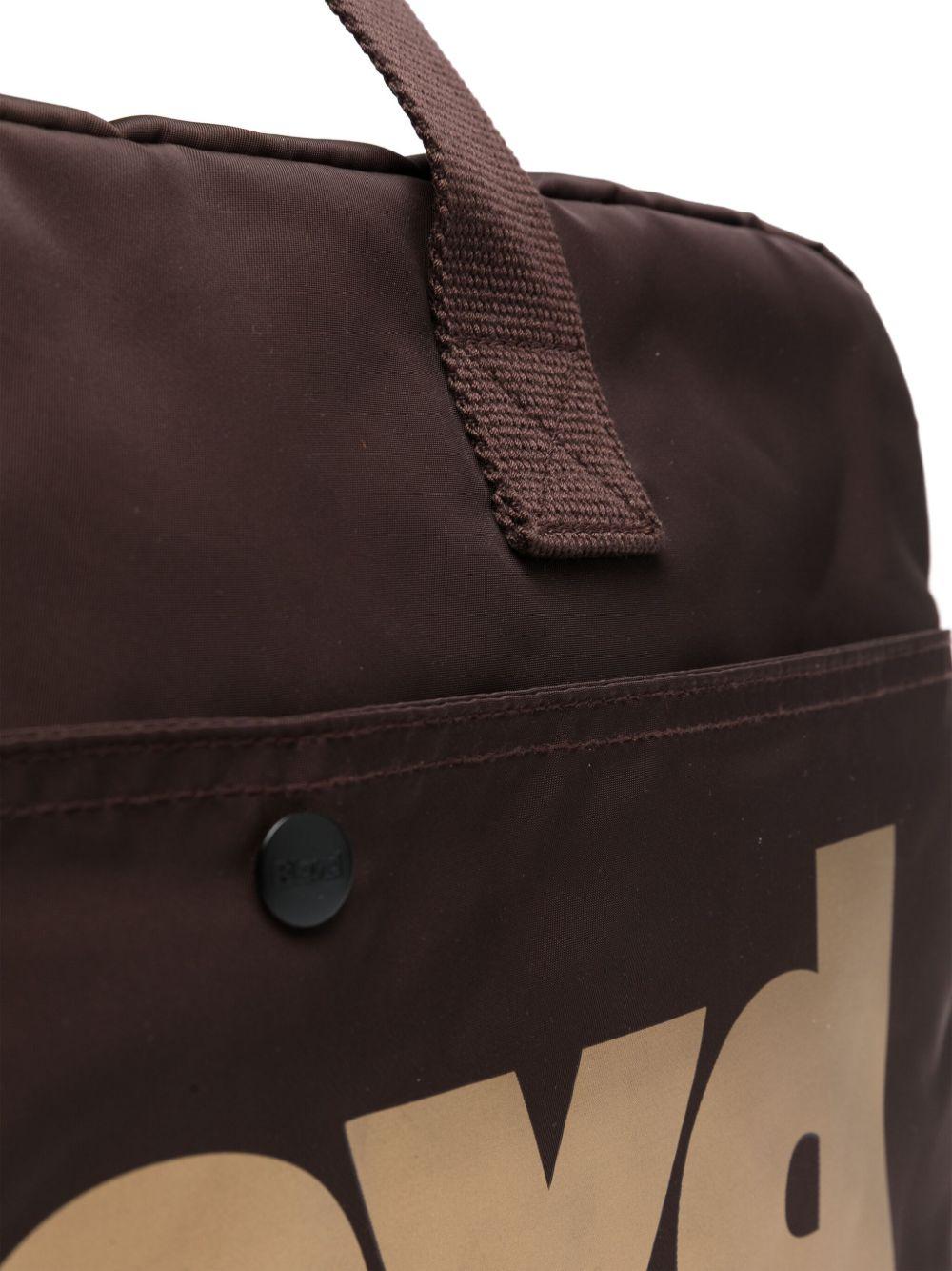 logo-print zip-fastening holdall Product Image