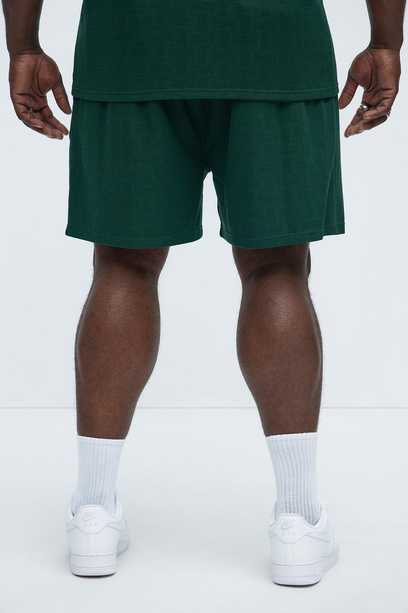 Vintage Relaxed Shorts - Hunter Green Product Image
