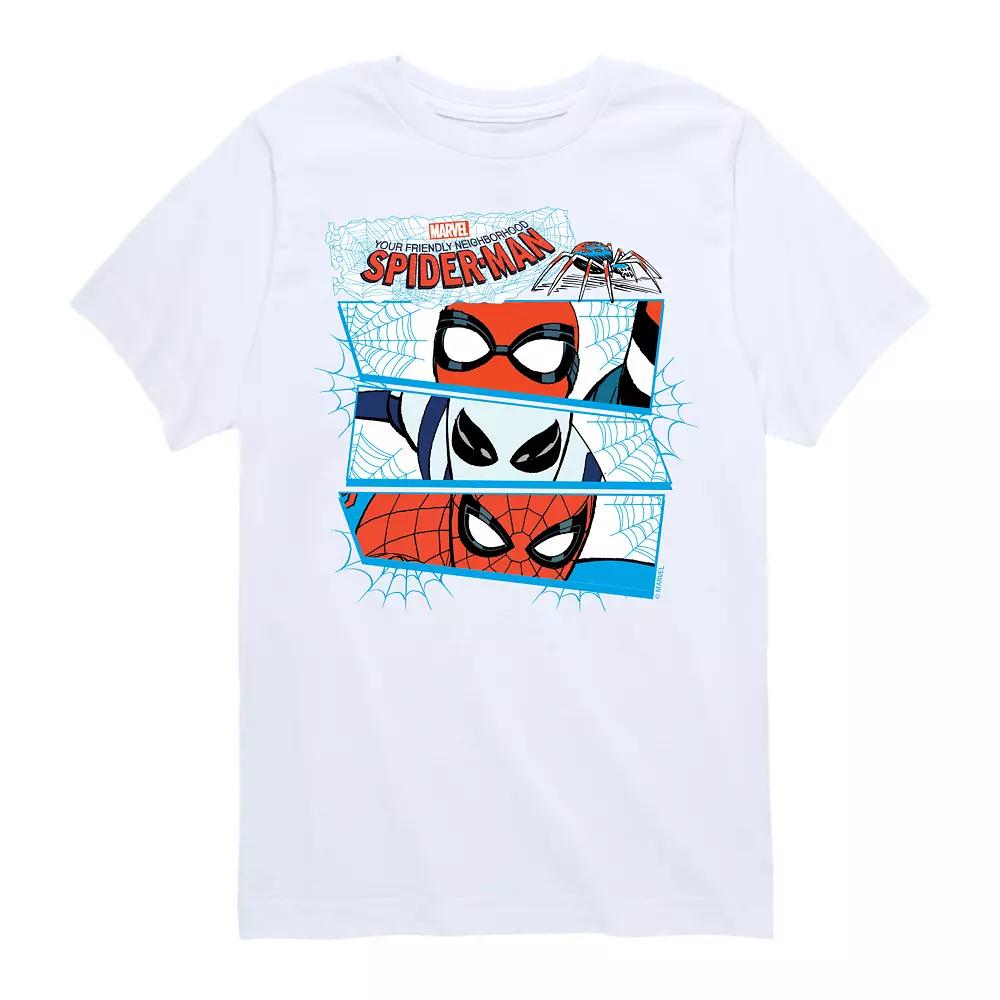 Boys 8-20 Your Friendly Neighborhood Spider-Man Character Panels Graphic Tee, Boy's,  Product Image
