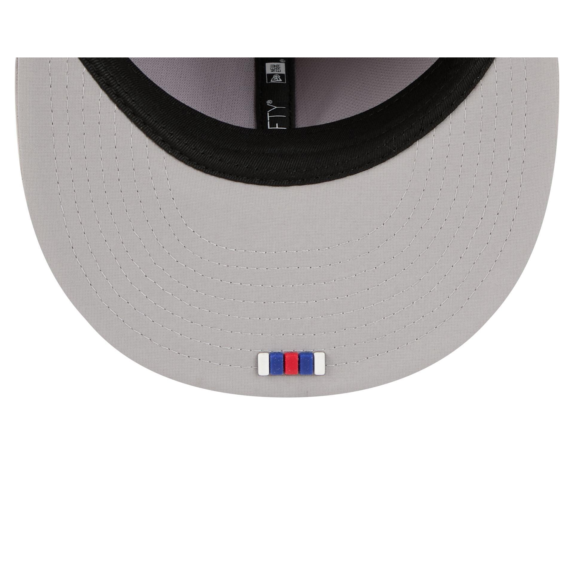 Buffalo Bills 2025 Sideline Hot Weather Gray 59FIFTY Fitted Hat Male Product Image