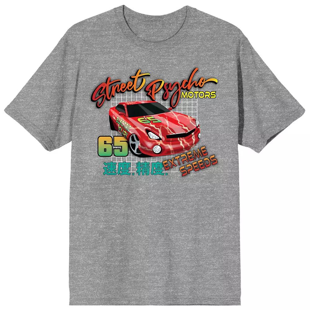 Men's Car Fanatic Red Lightning Tee,  Product Image