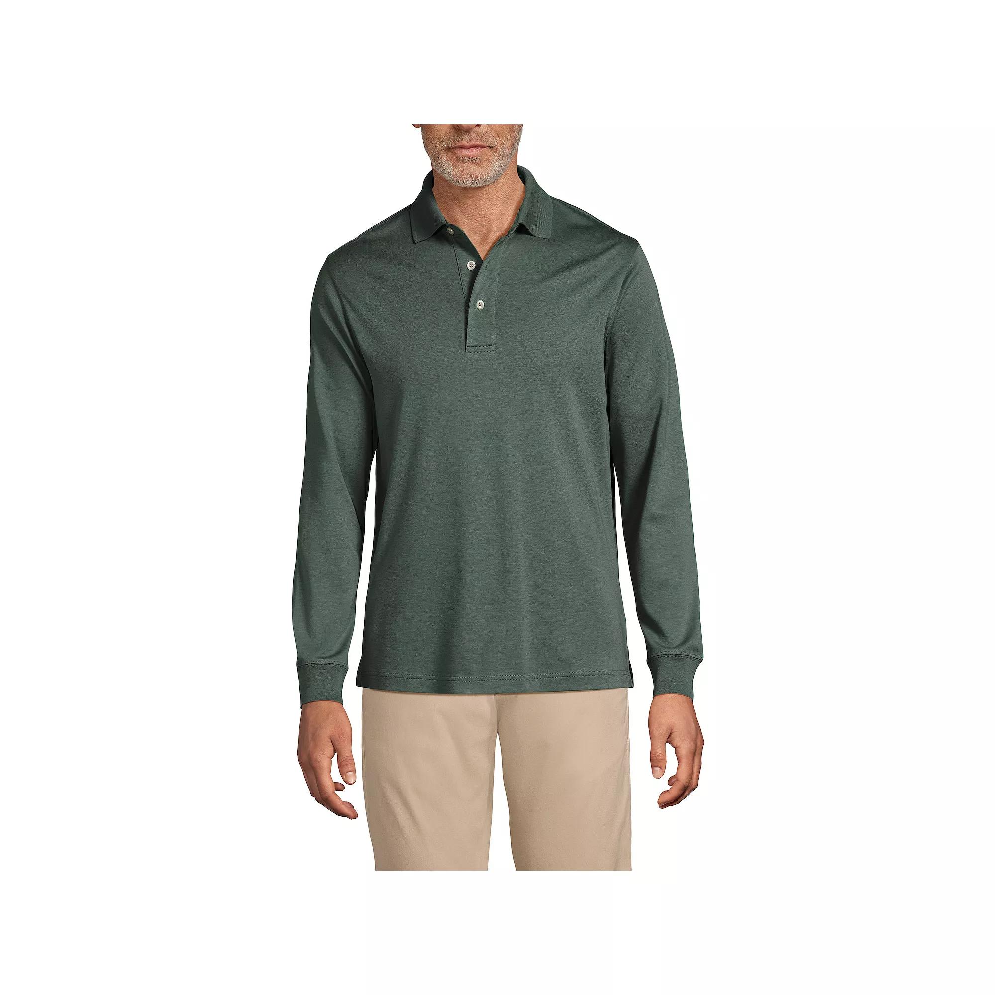 Men's Lands' End Soft Supima Polo,  Product Image