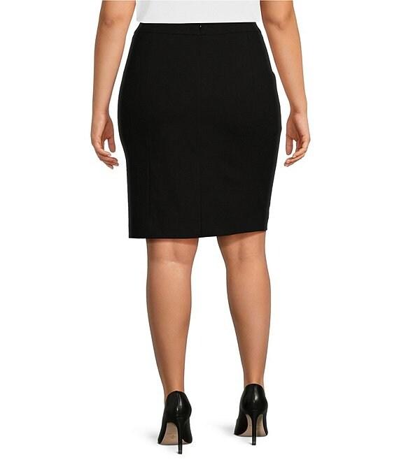 Investments Platinum Suiting Plus Size Pencil Skirt Product Image