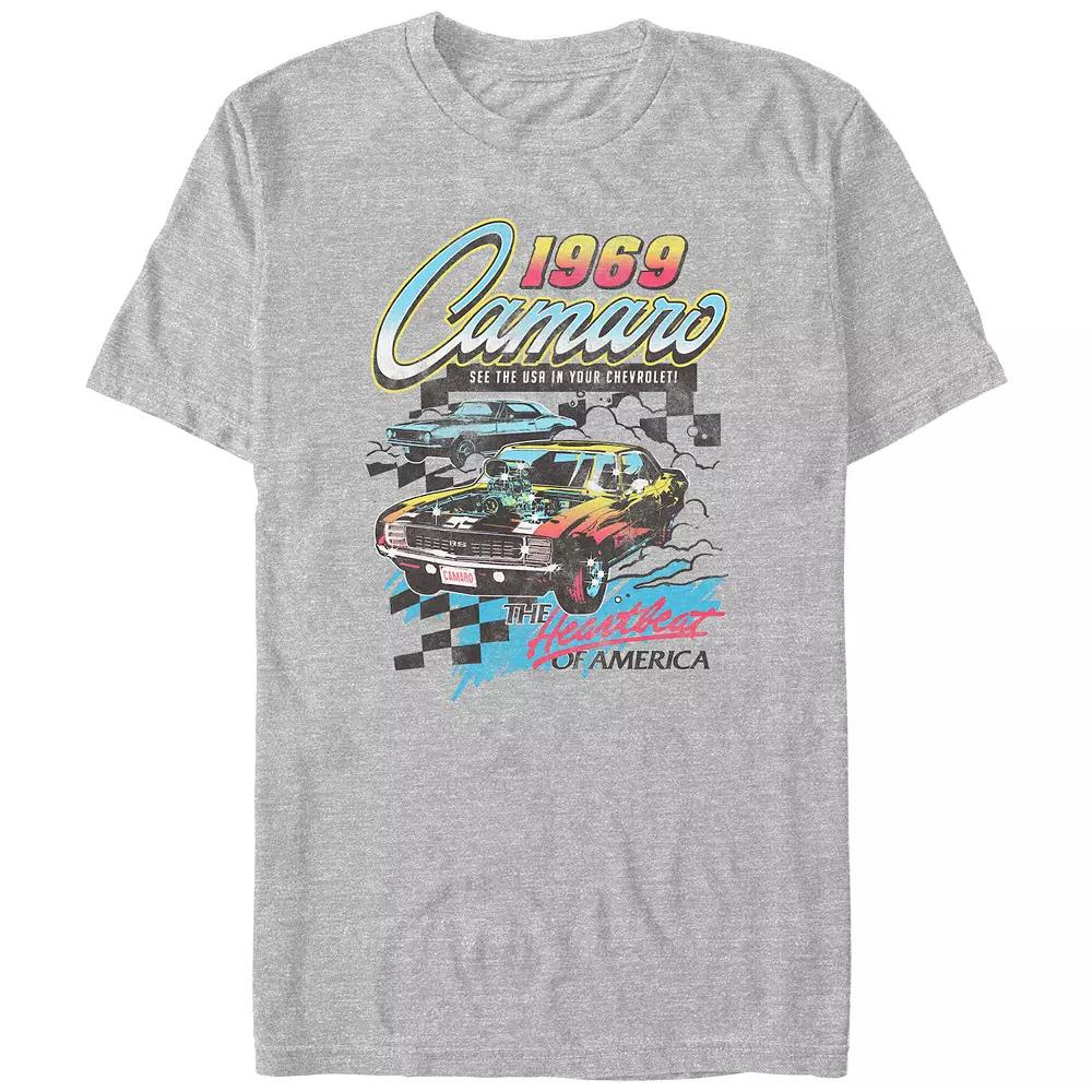 Men's Chevrolet Camaro 1969 The Heartbeat Of America Graphic Tee,  Product Image