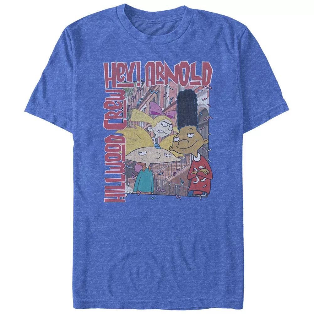 Big & Tall Hey Arnold Hillwood Cew Graphic Tee, Men's,  Product Image
