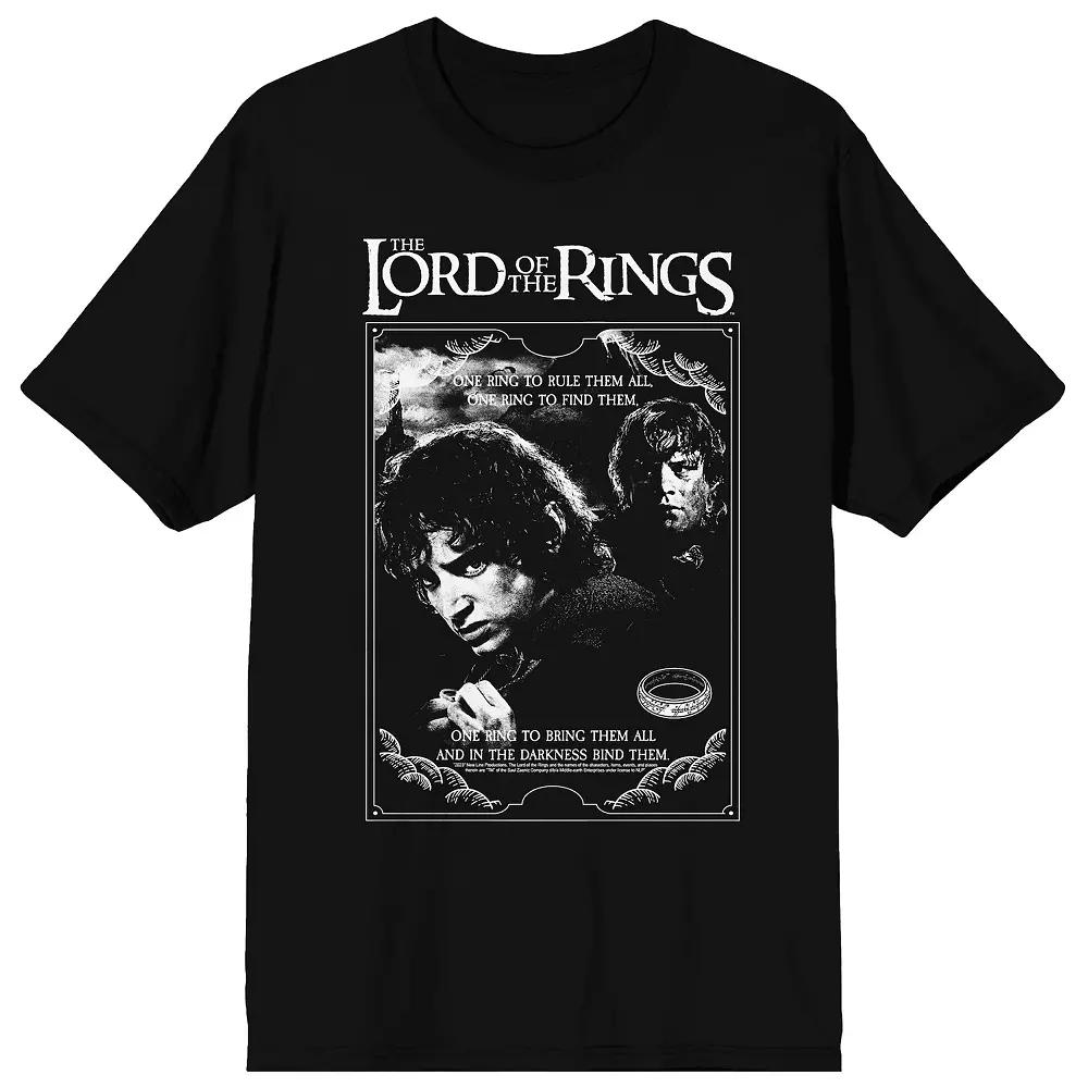 Men's Lord of the Rings Poster Graphic Tee,  Product Image