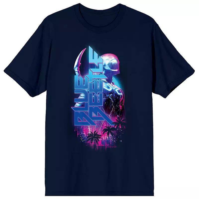 Men's Blue Beetle Hero & Logo Graphic Tee,  Product Image