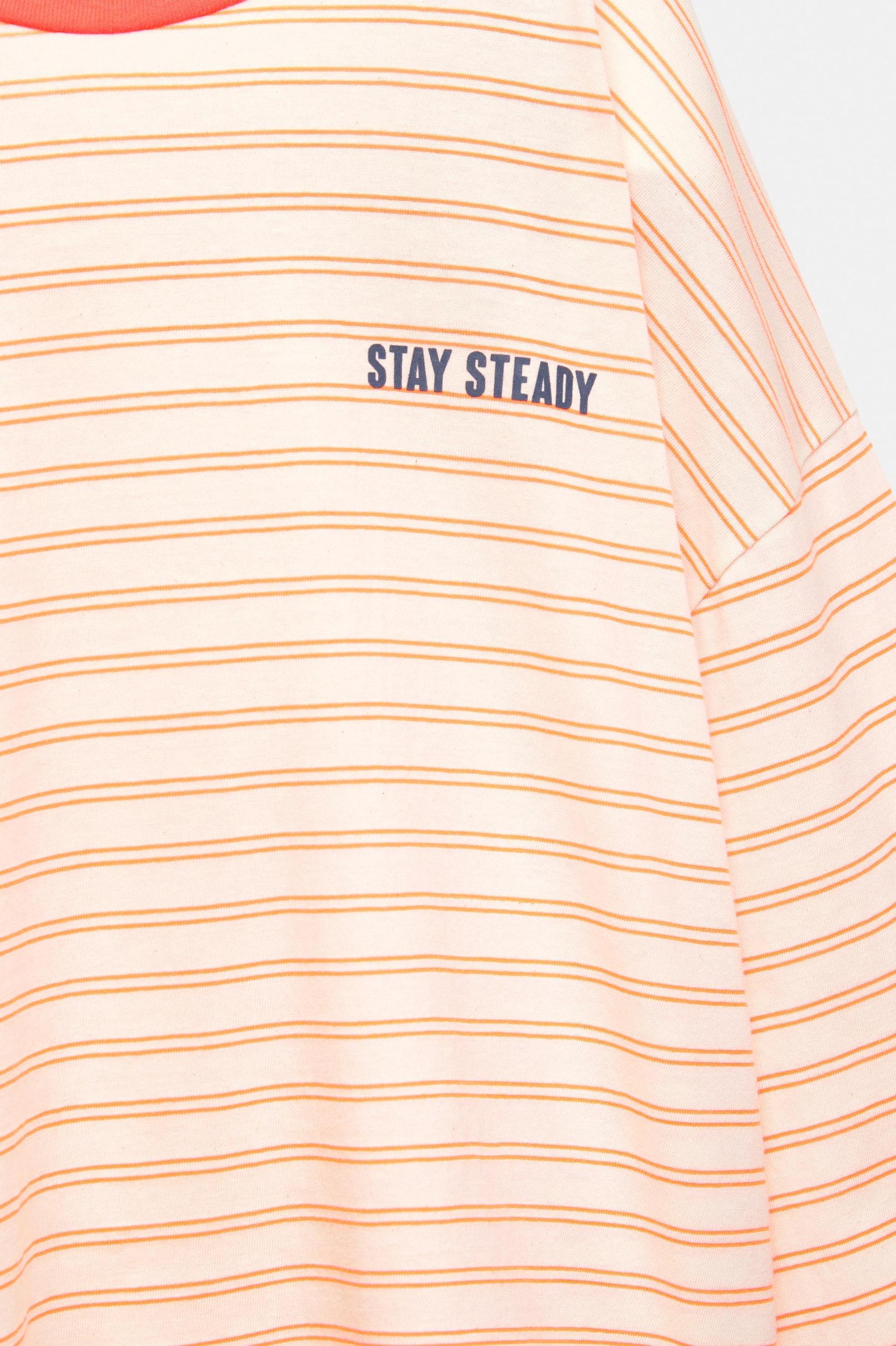 Long-sleeve striped T-shirt Product Image