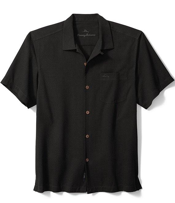 Tommy Bahama IslandZone Coastal Breeze Tonal Check Short Sleeve Woven Shirt Product Image