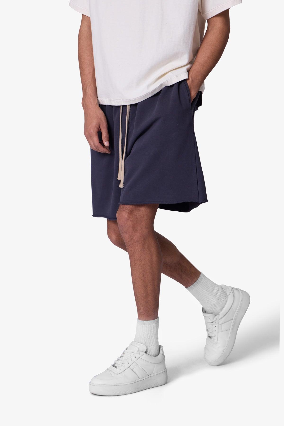 Oversized Sweatshorts - Washed Black Product Image