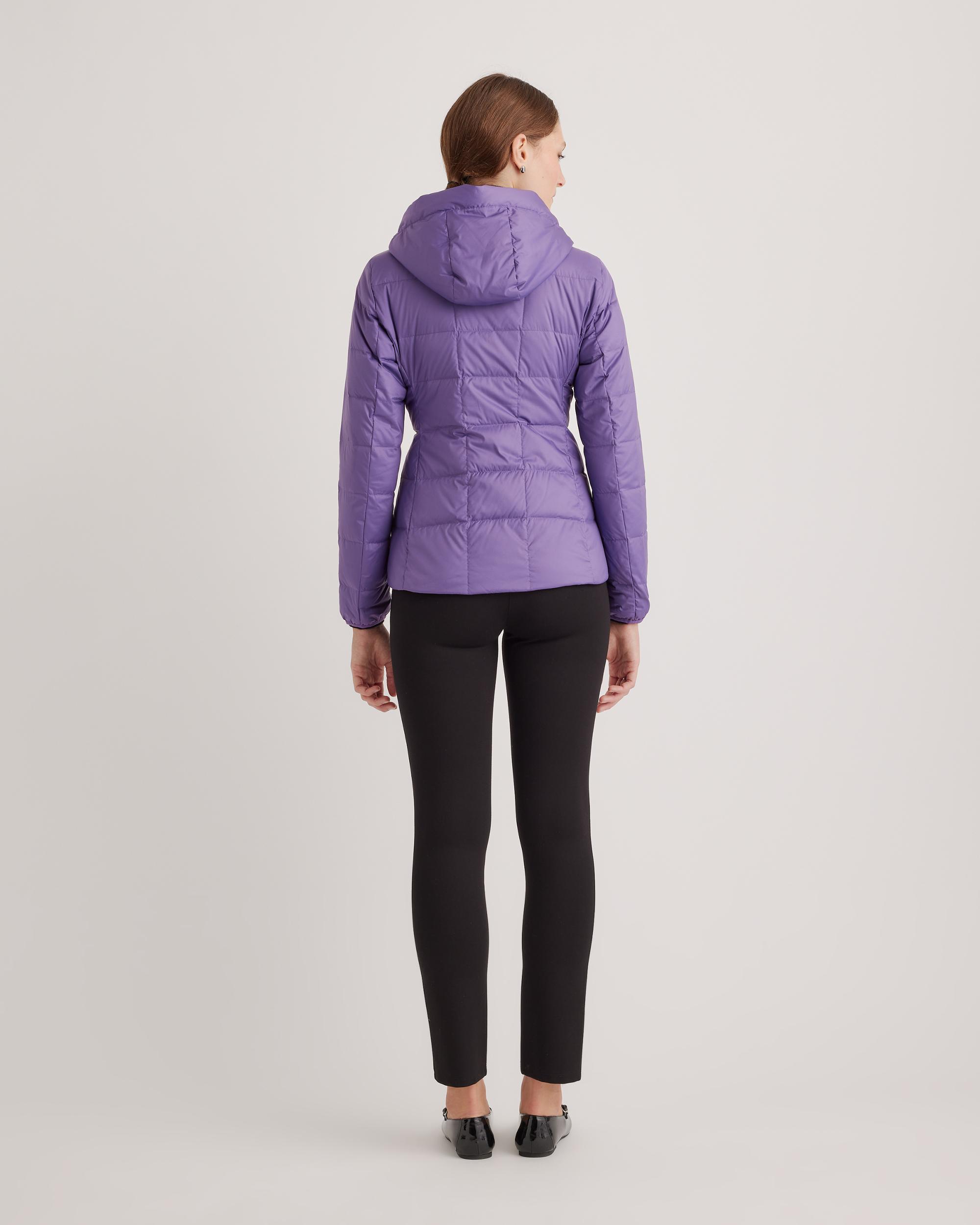 Quince | Women's Lightweight Down Packable Puffer Hooded Jacket Recycled Polyester Product Image