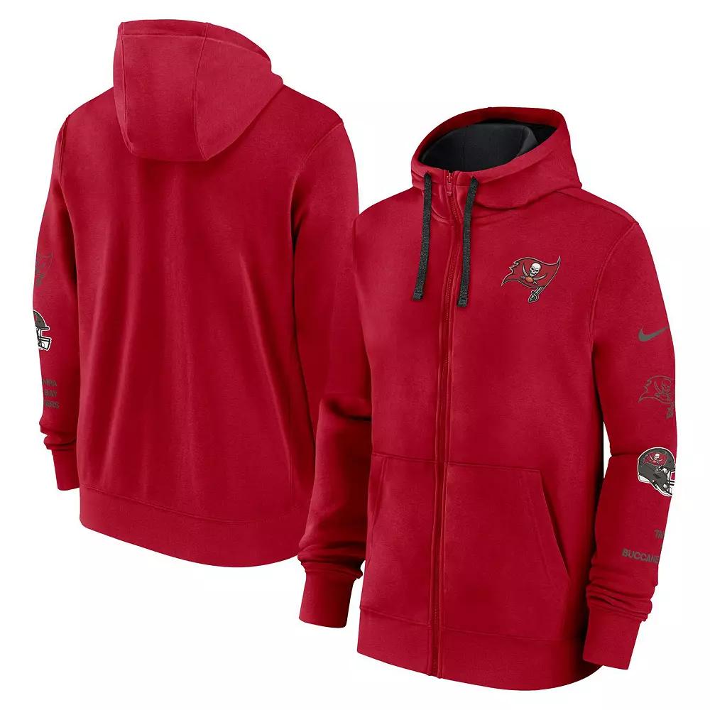 Men's Nike Cardinal Arizona Cardinals Club Full-Zip Hoodie Jacket,  Product Image