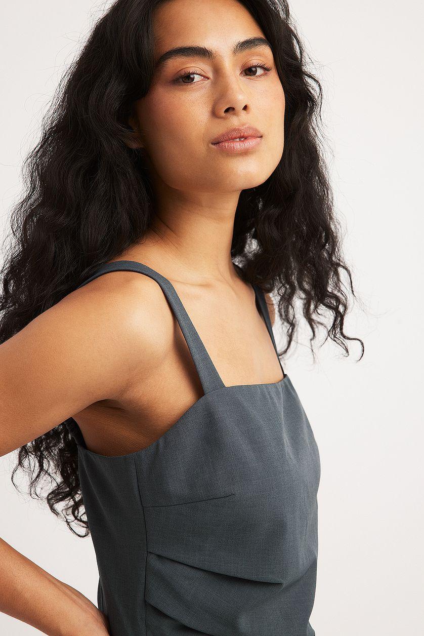 Ruched Waist Tailored Singlet Product Image