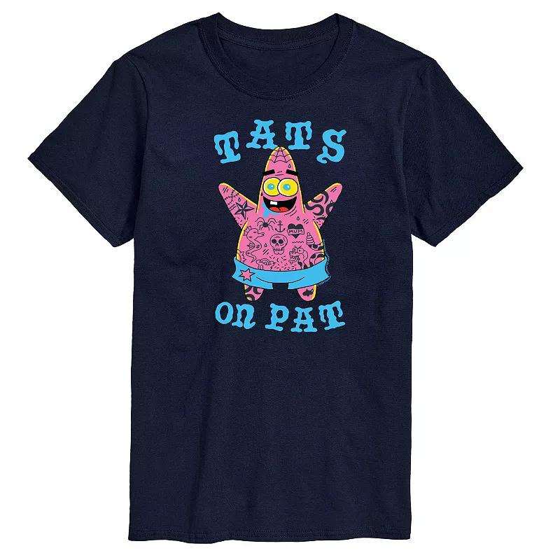 Men's SpongeBob SquarePants Tats on Pat Graphic Tee,  Product Image