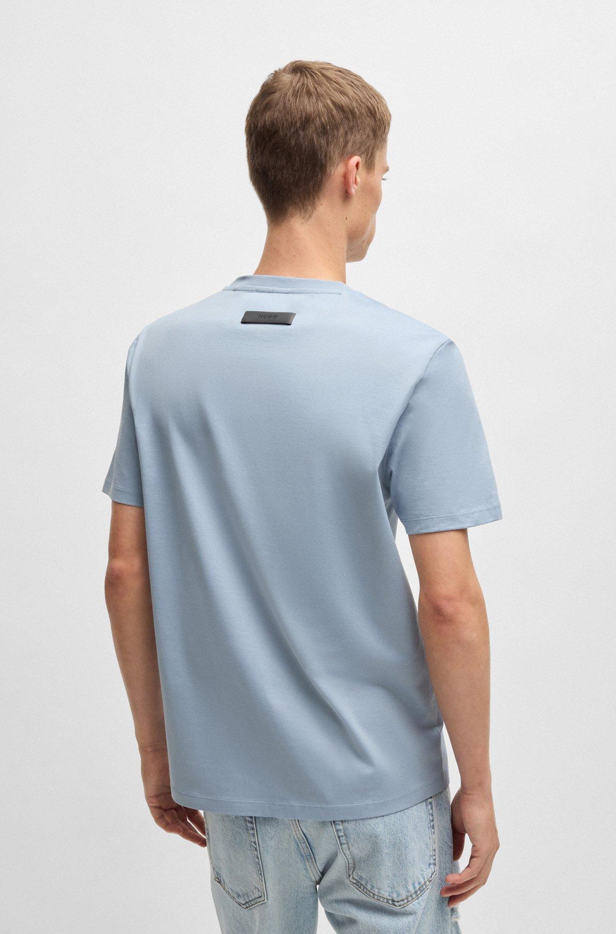 Slim-fit T-shirt with mercerized cotton Product Image
