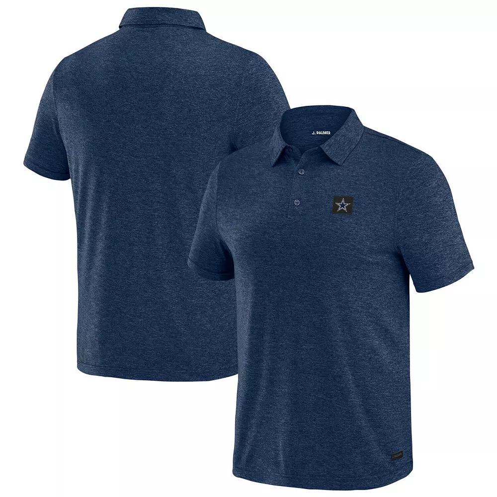 Men's J. Palmer Navy Dallas Cowboys Four Down Polo, Size: Large, Blue Product Image
