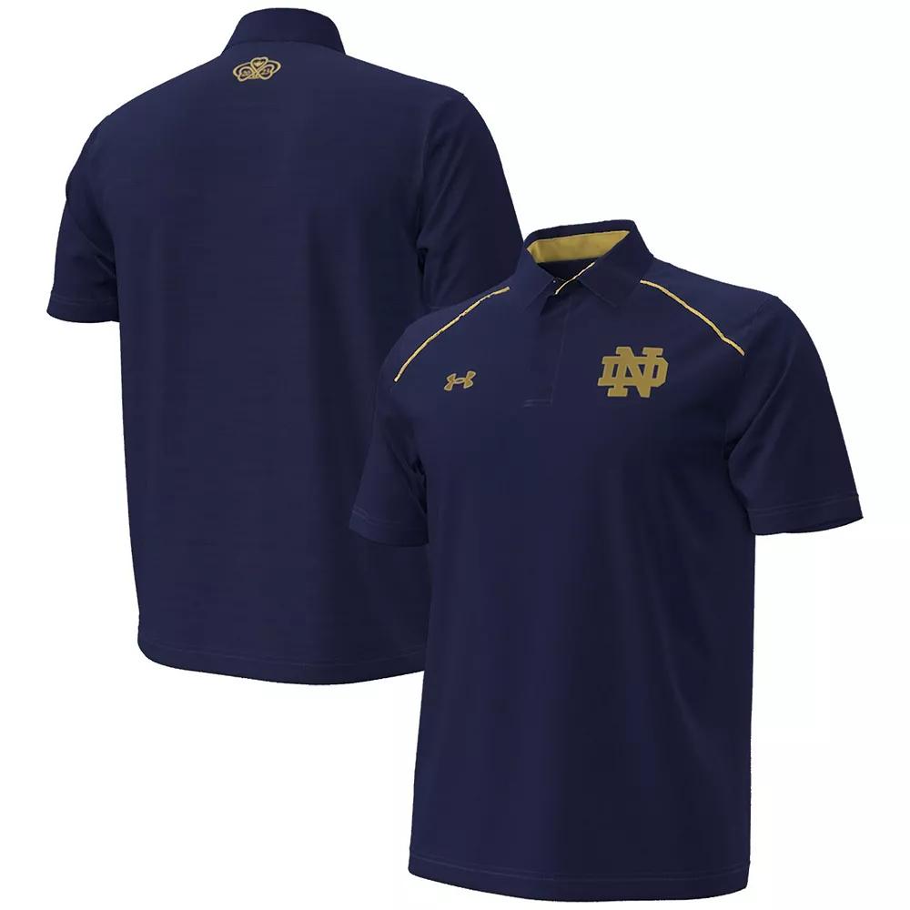 Men's Under Armour Navy Notre Dame Fighting Irish 2023 Aer Lingus College Football Classic Polo,  Product Image