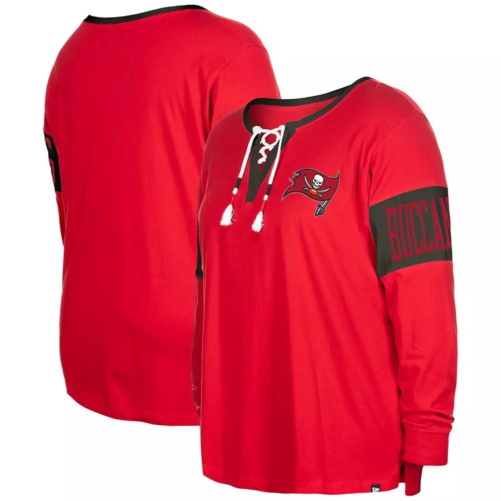 Women's New Era Red Tampa Bay Buccaneers Plus  Product Image