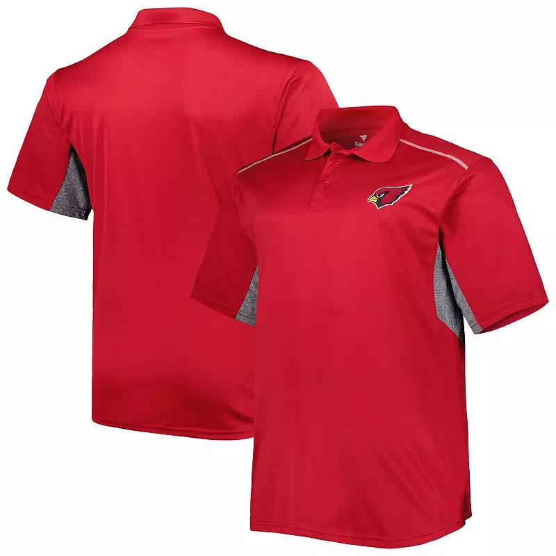 Men's Cardinal Arizona Cardinals Big & Tall Team Color Polo,  Product Image