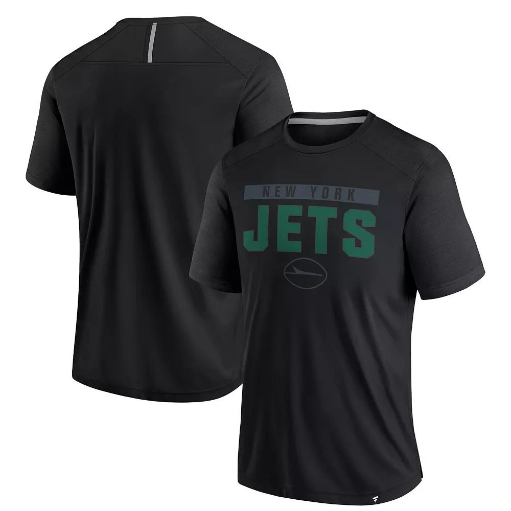 Men's Fanatics Black New York Jets Defender Blackout T-Shirt,  Product Image