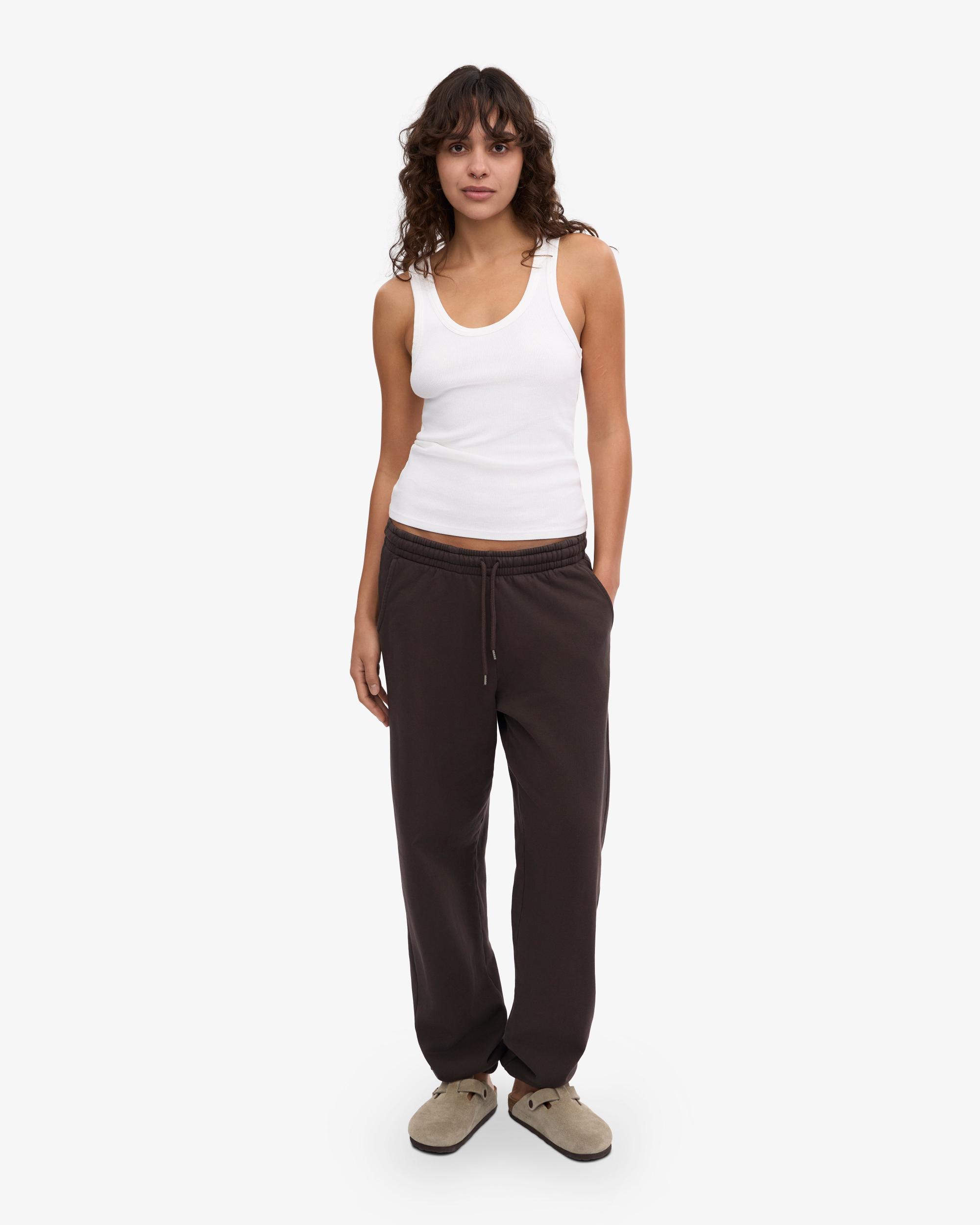 Organic Sweatpants - Coffee Brown Product Image