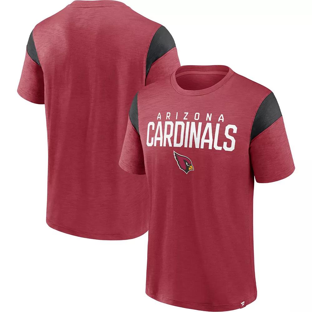 Men's Fanatics Branded Cardinal/Black Arizona Cardinals Home Stretch Team T-Shirt,  Product Image
