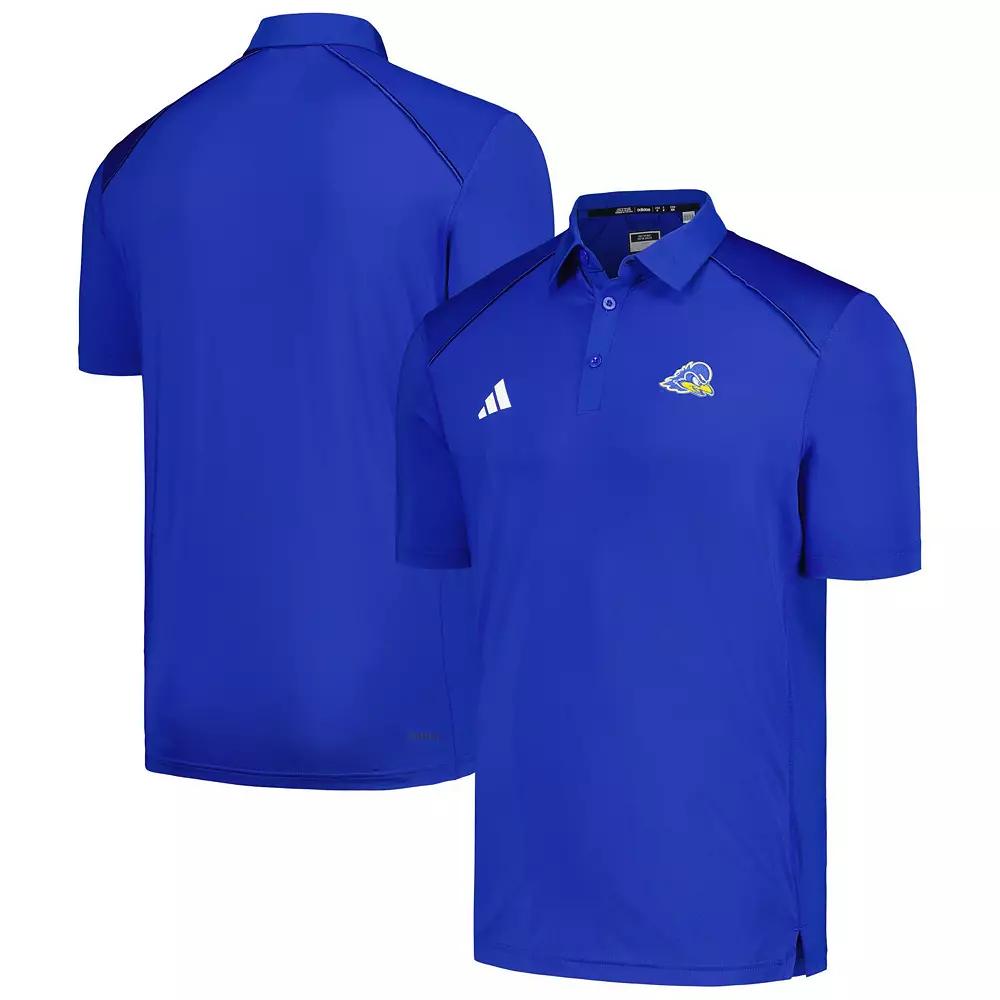 Men's adidas Royal Delaware Fightin' Blue Hens Classic AEROREADY Polo,  Product Image