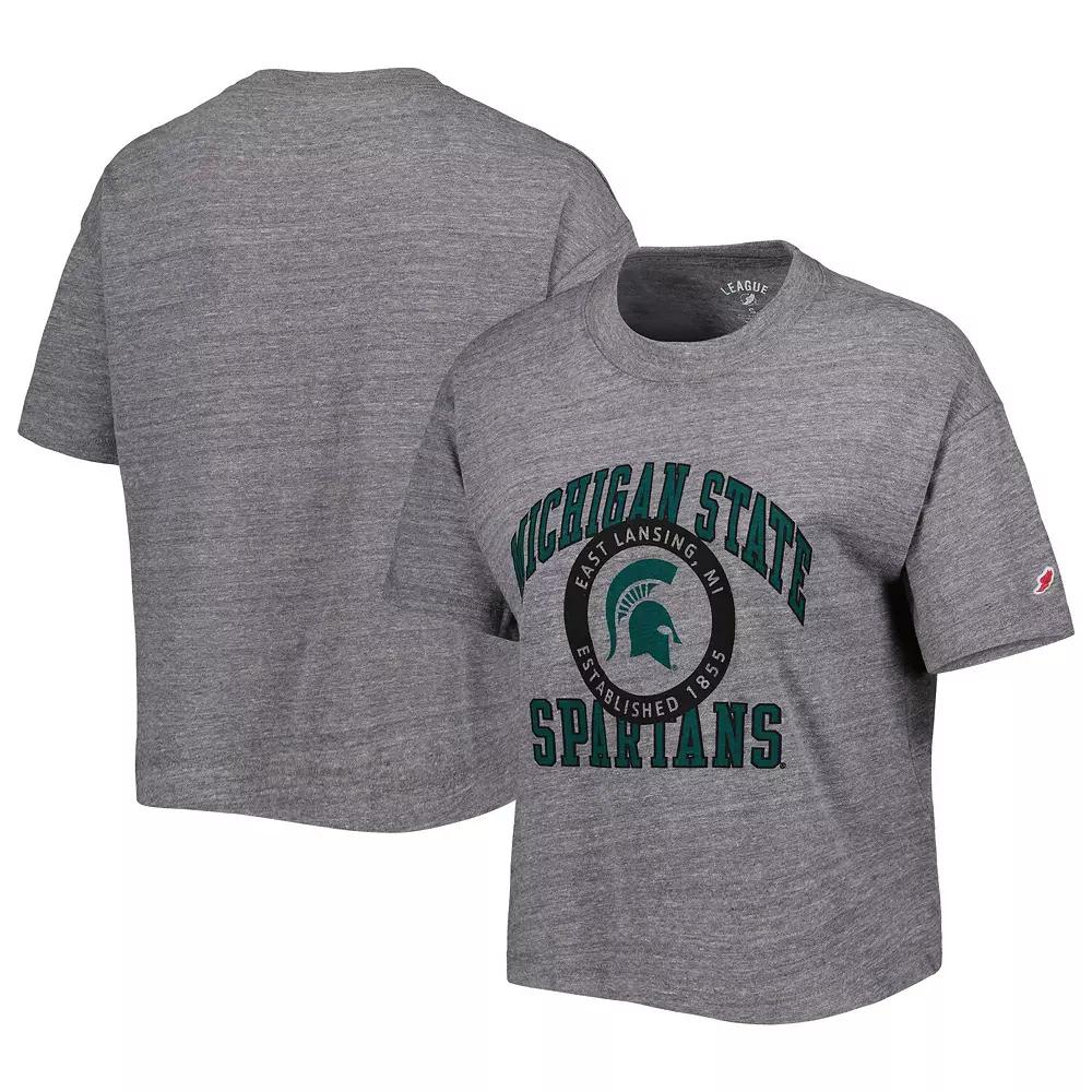 Women's League Collegiate Wear Heather Gray Michigan State Spartans,  Product Image