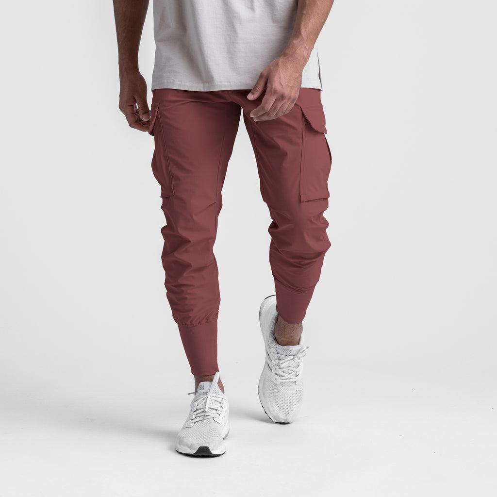 0437. Tetra-Lite® Cargo High Rib Jogger - Red Earth Product Image