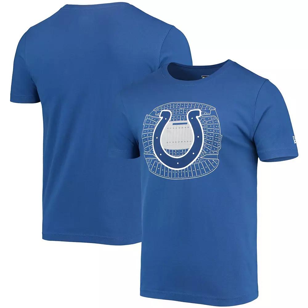 Men's New Era Royal Indianapolis Colts Stadium T-Shirt,  Product Image