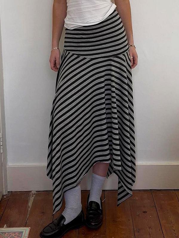 Vintage Stripes Mini Skirt Product Image