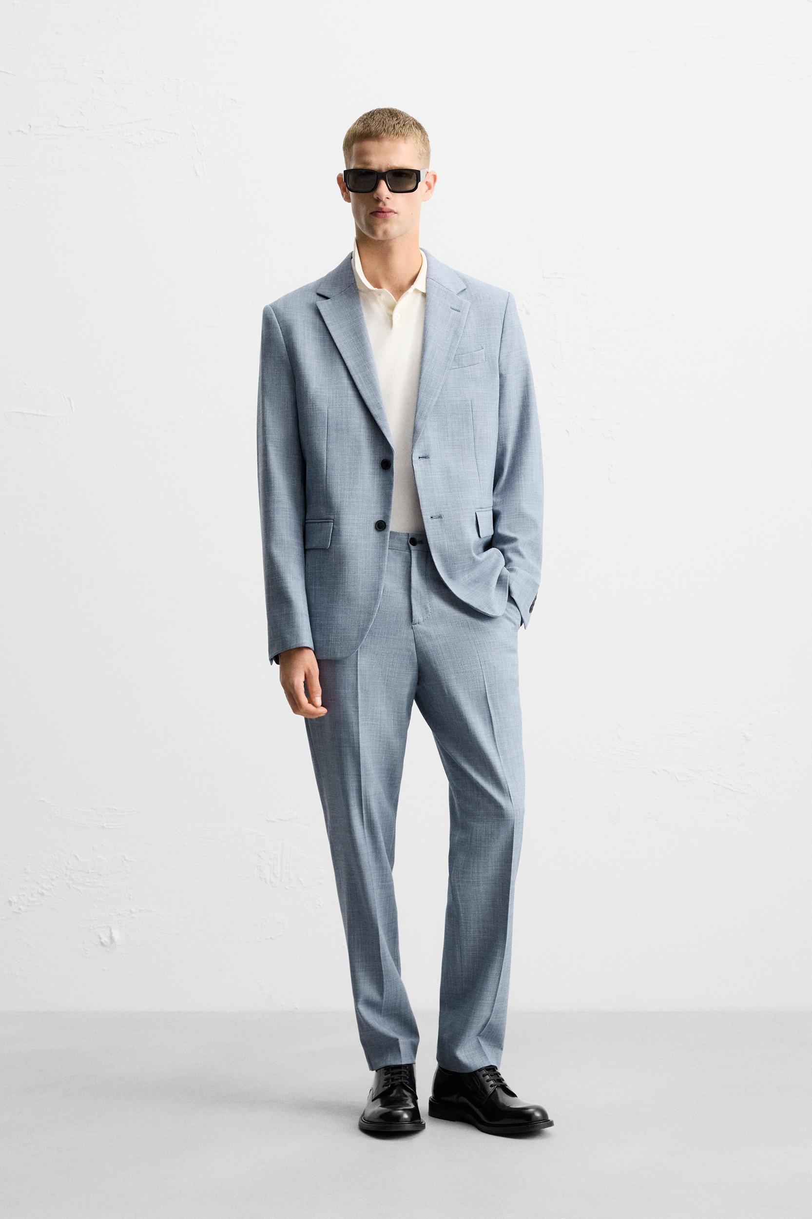 TEXTURED SUIT BLAZER Product Image